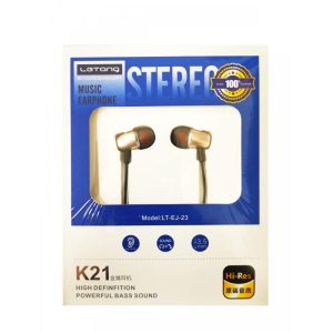 Letang LT-EJ-23 arany stereo headset fülhallgató