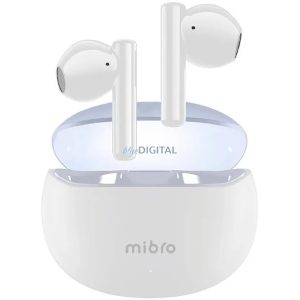 Stereo bluetooth headset vezeték nélküli töltőtokkal, TWS, fehér, Xiaomi Mibro Earbuds 2