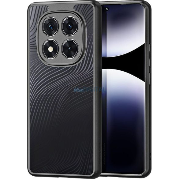 Xiaomi Redmi Note 14 Pro 4G hátlap tok, telefon tok, átlátszó / fekete, PC/TPU, kamera védelemmel, Dux Ducis Aimo