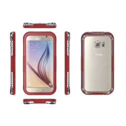Samsung G928 Galaxy S6 Edge Plus piros vízálló tok