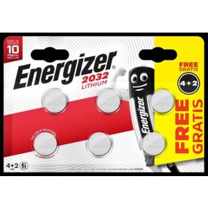 Energizer CR2032 gombelem 3V (6 db)