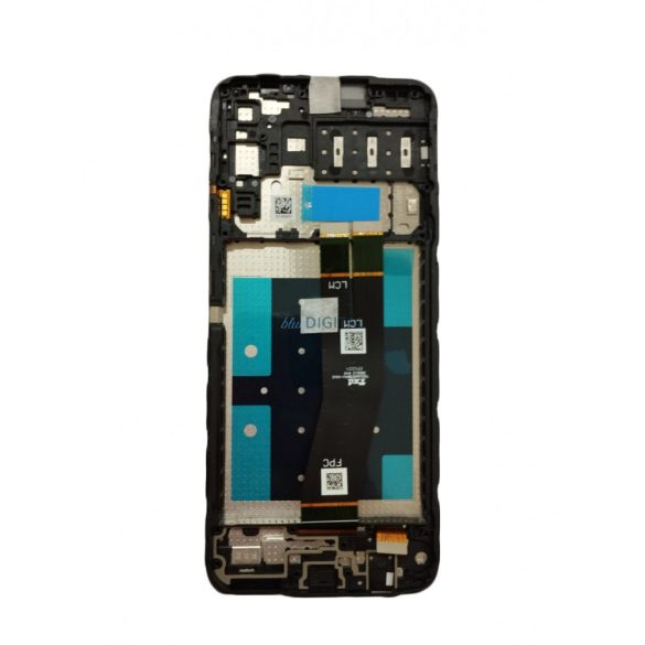 Samsung Galaxy A14 4G LCD + érintőpanel kerettel, fekete, SM-A145P, SM-A145R