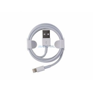 iPhone 8pin adatkábel, 1M, fehér, magas minőségű, MD818ZM/A