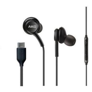 Samsung AKG headset Type-C csatlakozóval, gyári, fekete, EO-IC100BBE