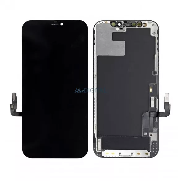 iPhone 12 /  12 Pro (6,1") LCD + érintőpanel, fekete, Incell 