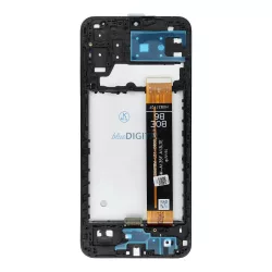   Samsung Galaxy A13 4G LCD + érintőpanel kerettel, fekete, SM-A137