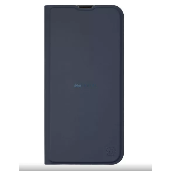 Samsung Galaxy A25 telefon tok, könyvtok, PU bőr, mágnesesen záródó, kék, SM-A256, OBAL:ME Smooth Touch