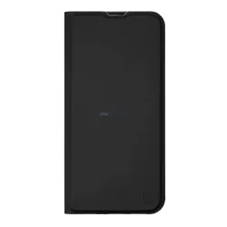   Xiaomi Redmi 14C telefon tok, könyvtok, PU bőr, mágnesesen záródó, fekete, OBAL:ME Smooth Touch