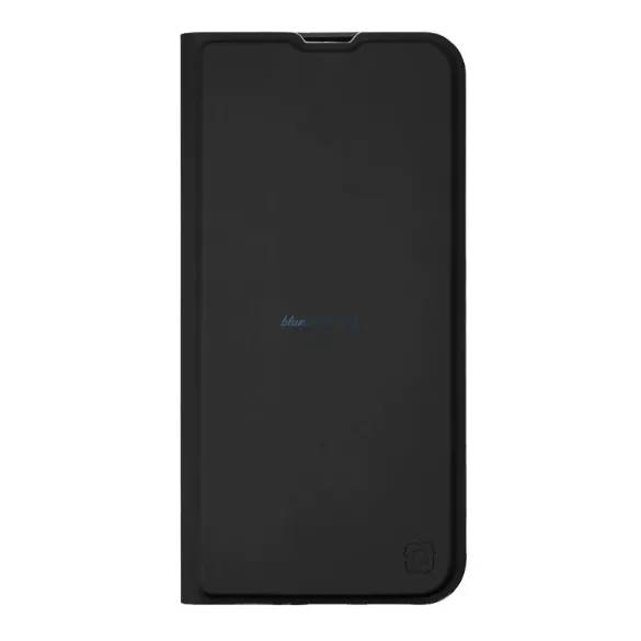 Xiaomi Redmi 14C telefon tok, könyvtok, PU bőr, mágnesesen záródó, fekete, OBAL:ME Smooth Touch