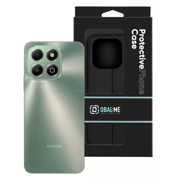 Xiaomi Redmi 14C telefon tok, könyvtok, PU bőr, mágnesesen záródó, fekete, OBAL:ME Smooth Touch
