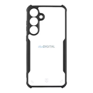 Samsung Galaxy S25 Plus kemény hátlap tok, TPU / PC tok, fekete-átlátszó, SM-S936, Tactical Quantum Stealth