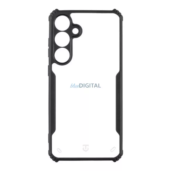 Samsung Galaxy S25 Plus kemény hátlap tok, TPU / PC tok, fekete-átlátszó, SM-S936, Tactical Quantum Stealth