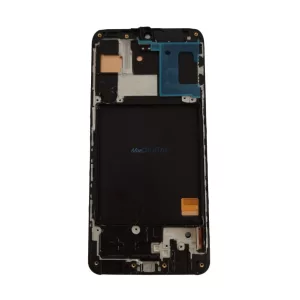 Samsung Galaxy A40 LCD + érintőpanel kerettel, fekete, SM-A405, Incell