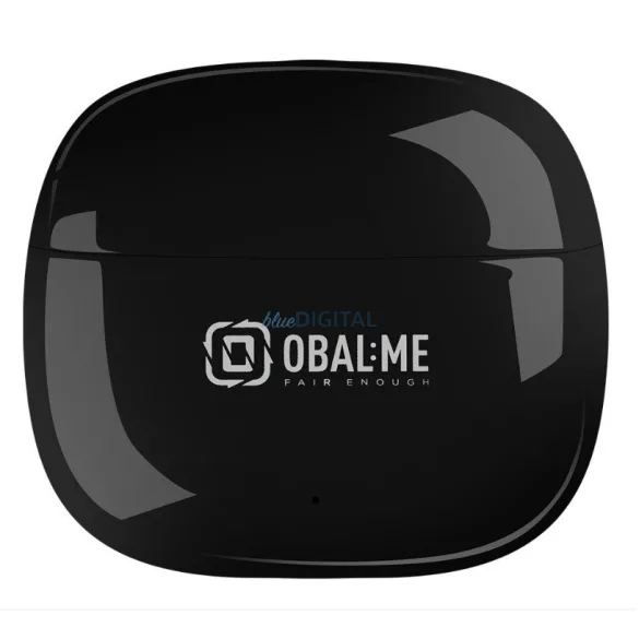 Stereo bluetooth headset vezeték nélküli töltőtokkal, TWS, fekete, OBAL:ME OMSTWS