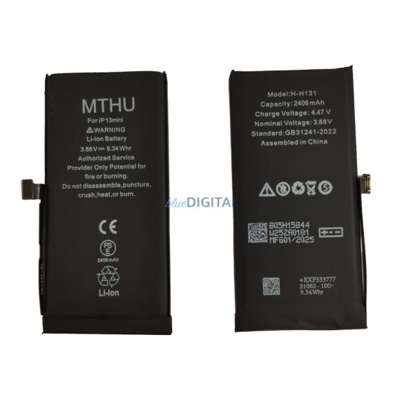 iPhone 13 Mini (5.4") akkumulátor, 2406mAh