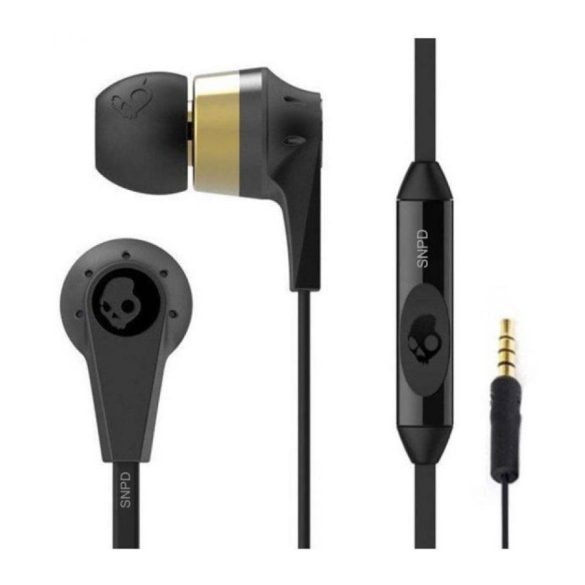 Skullcandy S2IKDY-144 fekete-arany sztereo headset fülhallgató 3.5mm jack csatlakozóval