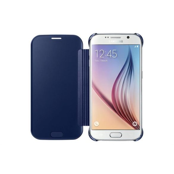 Samsung Galaxy S6 / S6 Edge gyári aktív könyvtok, SM-G920F, SM-G925F, EF-ZG920BBE, sötétkék