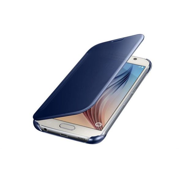 Samsung Galaxy S6 / S6 Edge gyári aktív könyvtok, SM-G920F, SM-G925F, EF-ZG920BBE, sötétkék