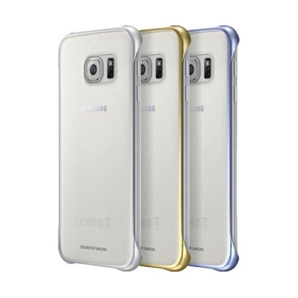 Samsung G920F Galaxy S6 gyári 3db-os hátlap tok (arany,ezüst,kék)