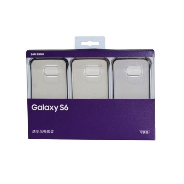 Samsung G920F Galaxy S6 gyári 3db-os hátlap tok (arany,ezüst,kék)