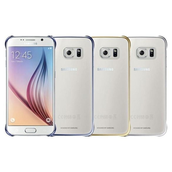 Samsung G920F Galaxy S6 gyári 3db-os hátlap tok (arany,ezüst,kék)