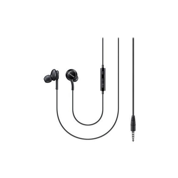 Samsung headset 3,5mm jack csatlakozóval, gyári, fekete, EO-IA500BBEGWW