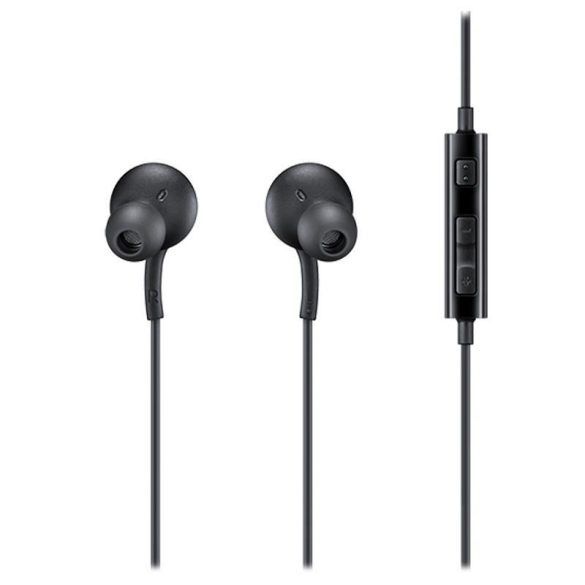 Samsung headset 3,5mm jack csatlakozóval, gyári, fekete, EO-IA500BBEGWW