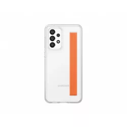   Samsung Galaxy A33 5G gyári Slim Trap szilikon tok, szíjjal, TPU, átlátszó, SM-A336, EF-XA336CTEGWW
