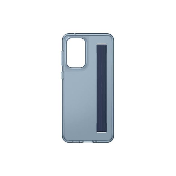 Samsung Galaxy A33 5G gyári Slim Trap szilikon tok, szíjjal, TPU, fekete, SM-A336, EF-XA336CBEGWW