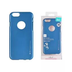   Mercury i-Jelly Metal iPhone 6 6S Plus (5,5") kék szilikon tok