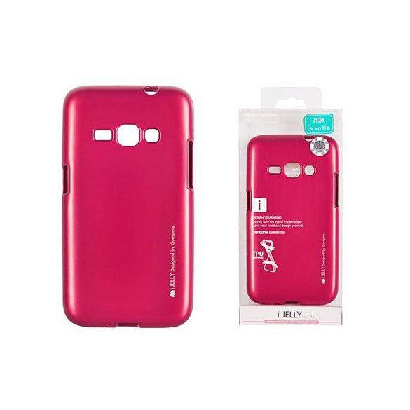 Mercury i-Jelly Metal Samsung J120 Galaxy J1 2016 pink szilikon tok