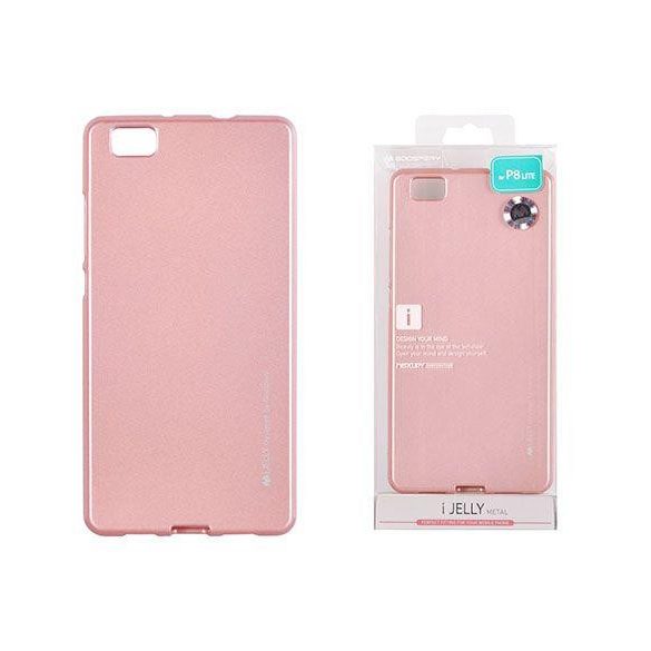 Mercury i-Jelly Metal Huawei Y6 II rose gold szilikon tok