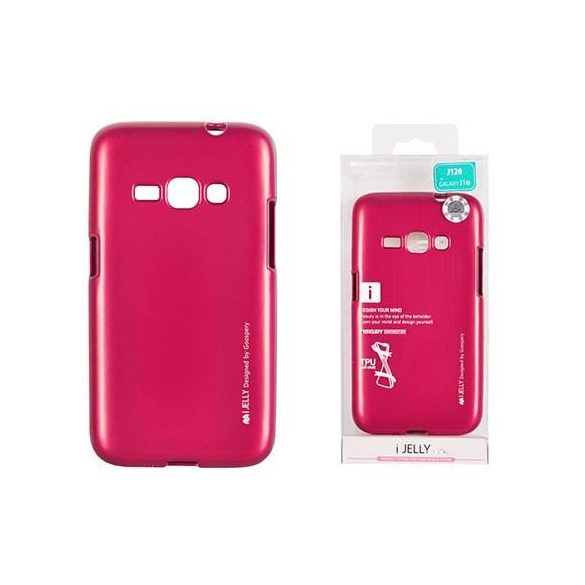 Mercury i-Jelly Metal Samsung A320 Galaxy A3 2017 pink szilikon tok