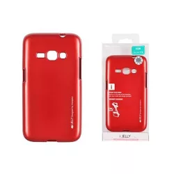   Mercury i-Jelly Metal Samsung A320 Galaxy A3 2017 piros szilikon tok
