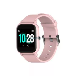   Blackview R3 okosóra szilikon szíjjal, + textil szíj, 1,3" kijelző, IP68 vízállóság, rózsaszín