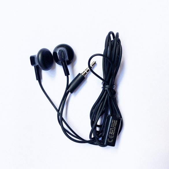 Stereo vezetékes fülhallgató jack csatlakozóval, fekete, Nokia WH-108