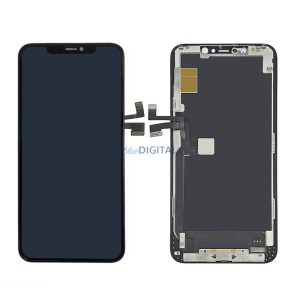 iPhone X (5,8") OLED LCD + érintőpanel, fekete, GX