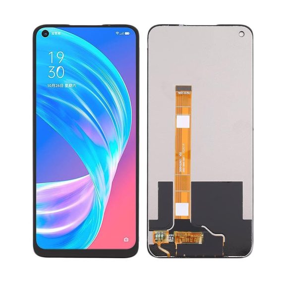 Oppo A72 5G / A73 5G fekete LCD+érintőpanel