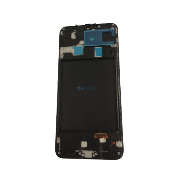 Samsung Galaxy A20 LCD + érintőpanel kerettel, TFT, fekete, SM-A205