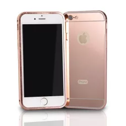   Samsung G530 Galaxy Grand Prime G532 Galaxy Grand Prime Plus/ J2 Prime bronz alumínium bumper tükrös hátlaptok