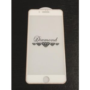 Diamond iPhone 7 / 8 / SE 2020 / SE 2022 (4,7") fehér-arany 3D előlapi üvegfólia