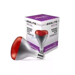 Asalite Infra Izzó Piros R125 E27 150W 2800K