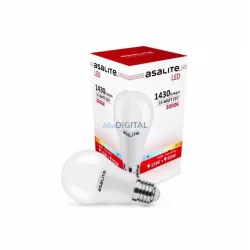 Asalite LED Izzó A65 gömb E27 15W 3000K (1430 lumen)