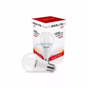 Asalite LED Izzó A65 gömb E27 15W 3000K (1430 lumen)