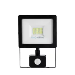   Asalite LED Reflektor Slim 30W 6500K (2700 lumen) + Mozgásérzékelő Szenzor