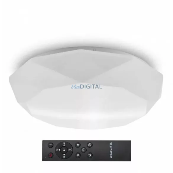 Asalite LED Mennyezeti Lámpa OLIVIA 48W 3000K/4000K/6500K (3400 lumen) Gyémánt+Távirányító CCT