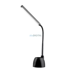   Asalite LED Asztali Lámpa Dimmerelhető 6W (480 lumen) Fekete