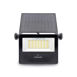   Asalite LED Napelemes Lámpa Slim 10W 4000K (1300 lumen)+Mozgásérzékelő Szenzor