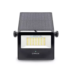 Asalite LED Napelemes Lámpa Slim 10W 4000K (1300 lumen)+Mozgásérzékelő Szenzor