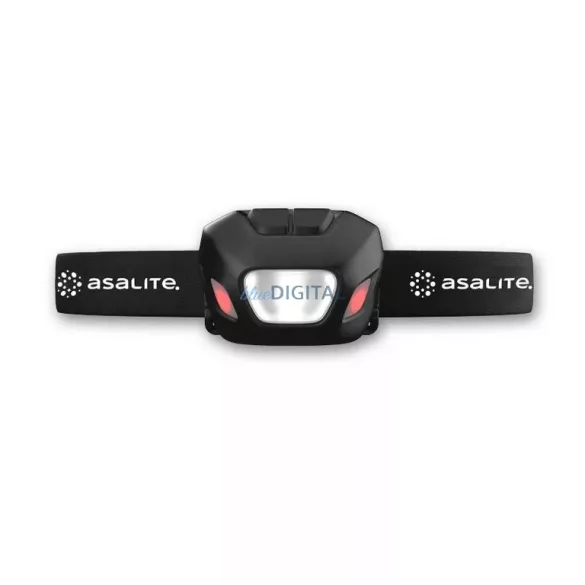 Asalite LED Elemes Fejlámpa 5W (160 lumen) Fekete